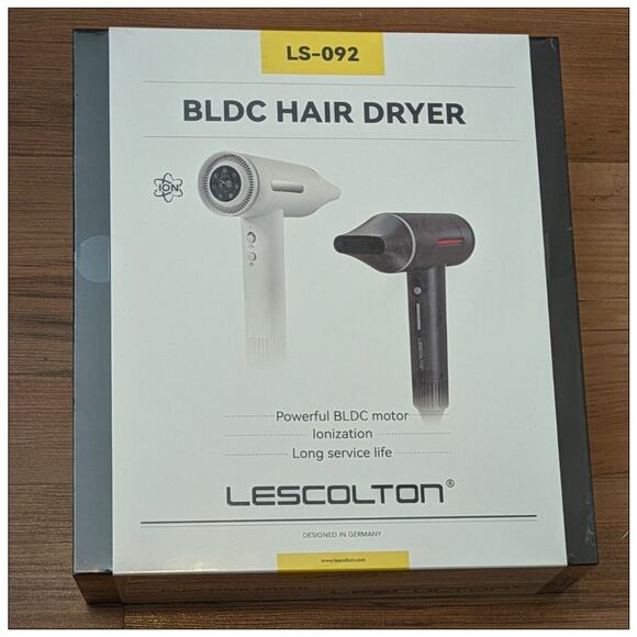 LESCOLTON Ionic Hair Blow Dryer 3 Speed 1400W BLDC Motor LCD Display Salon - Picture 1 of 2
